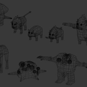 zoo_animals_monsters_01_wire